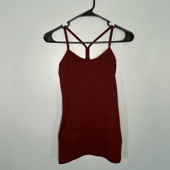 Lululemon Burgundy and red spaghetti strap tank top / 2 - Picture 1 of 4